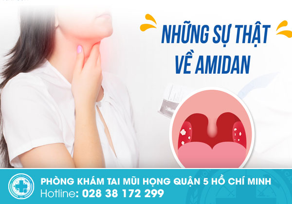 Cẩn thận khi bị sưng amidan