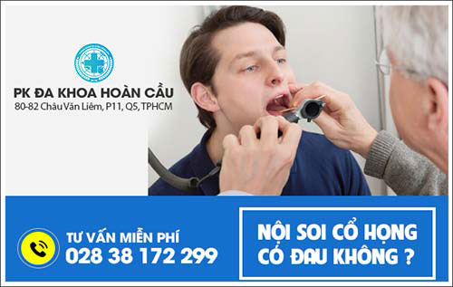 Nội soi cổ họng có đau không?