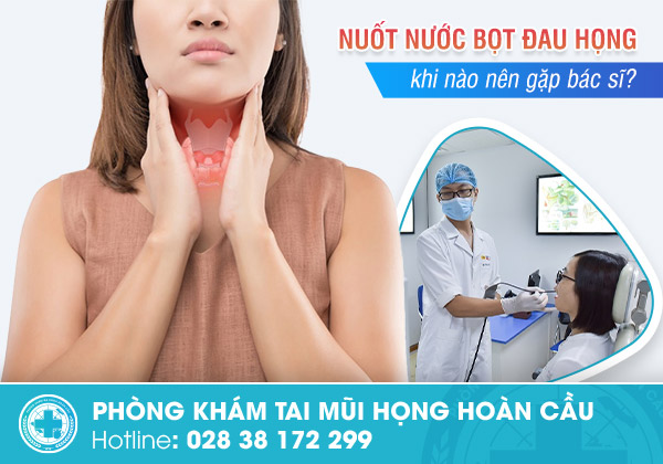 Làm cách nào để chữa khỏi nuốt nước bọt đau họng khó chịu